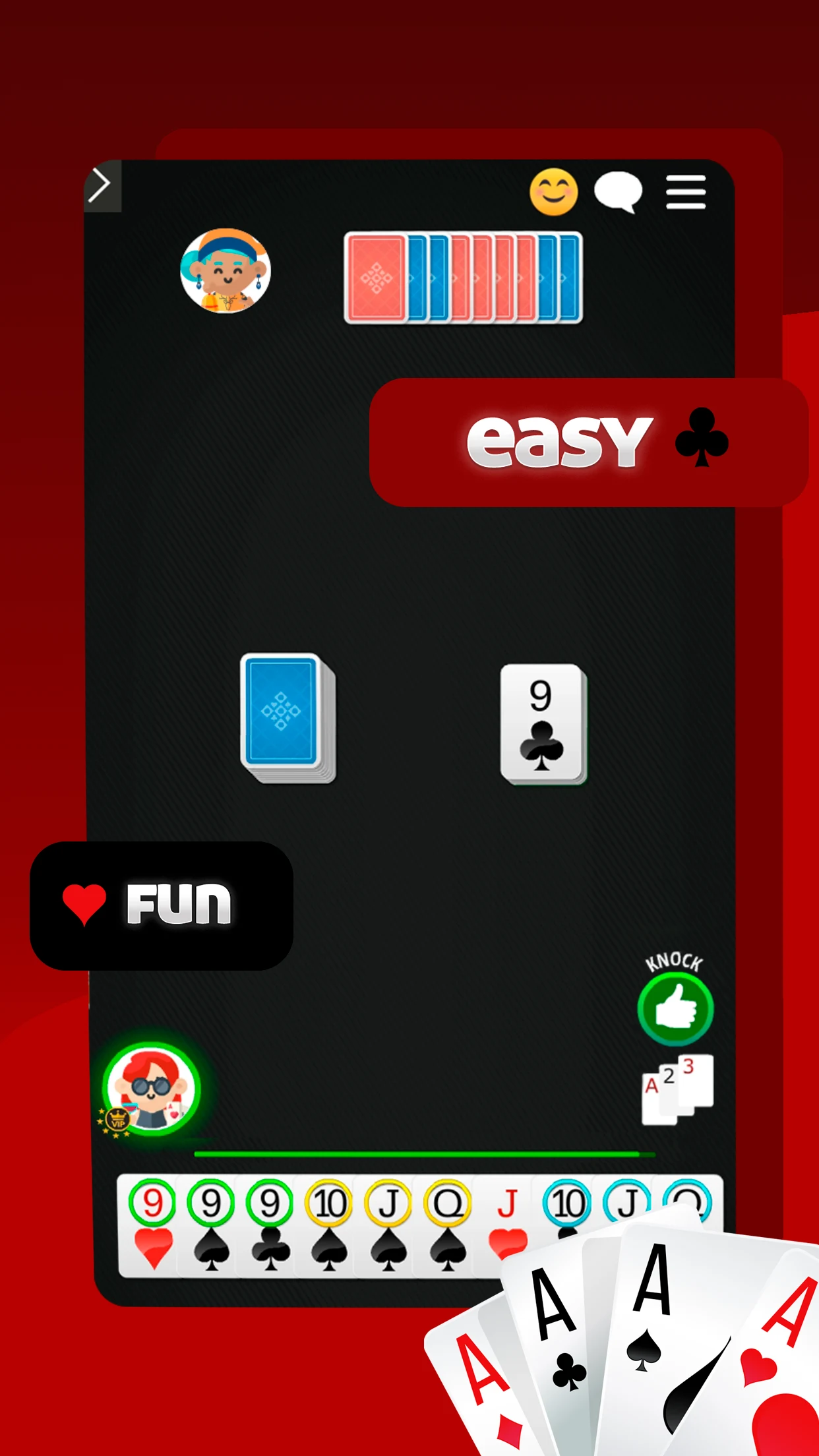 Straight Gin Rummy Online screenshot
