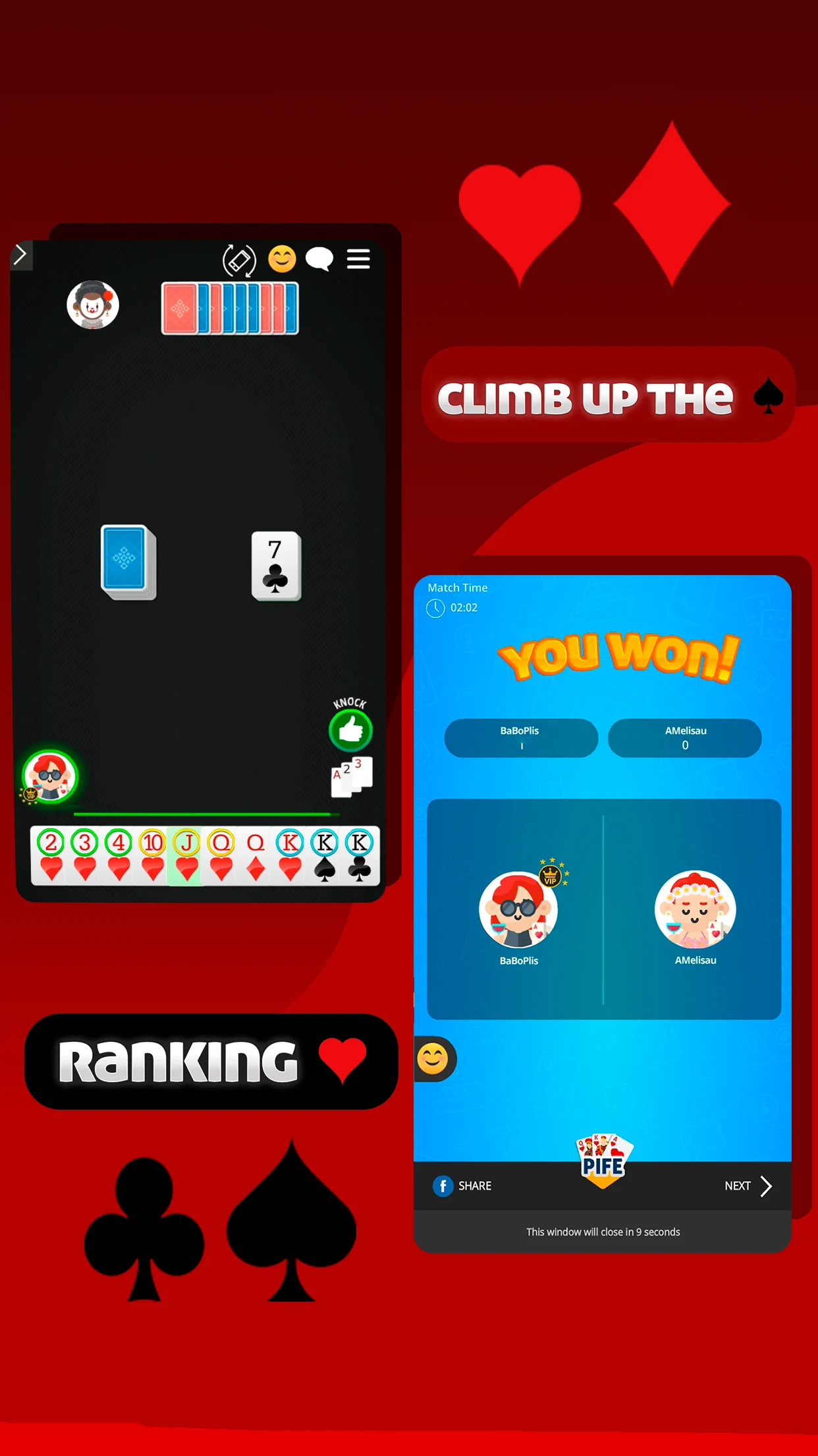 Straight Gin Rummy Online screenshot