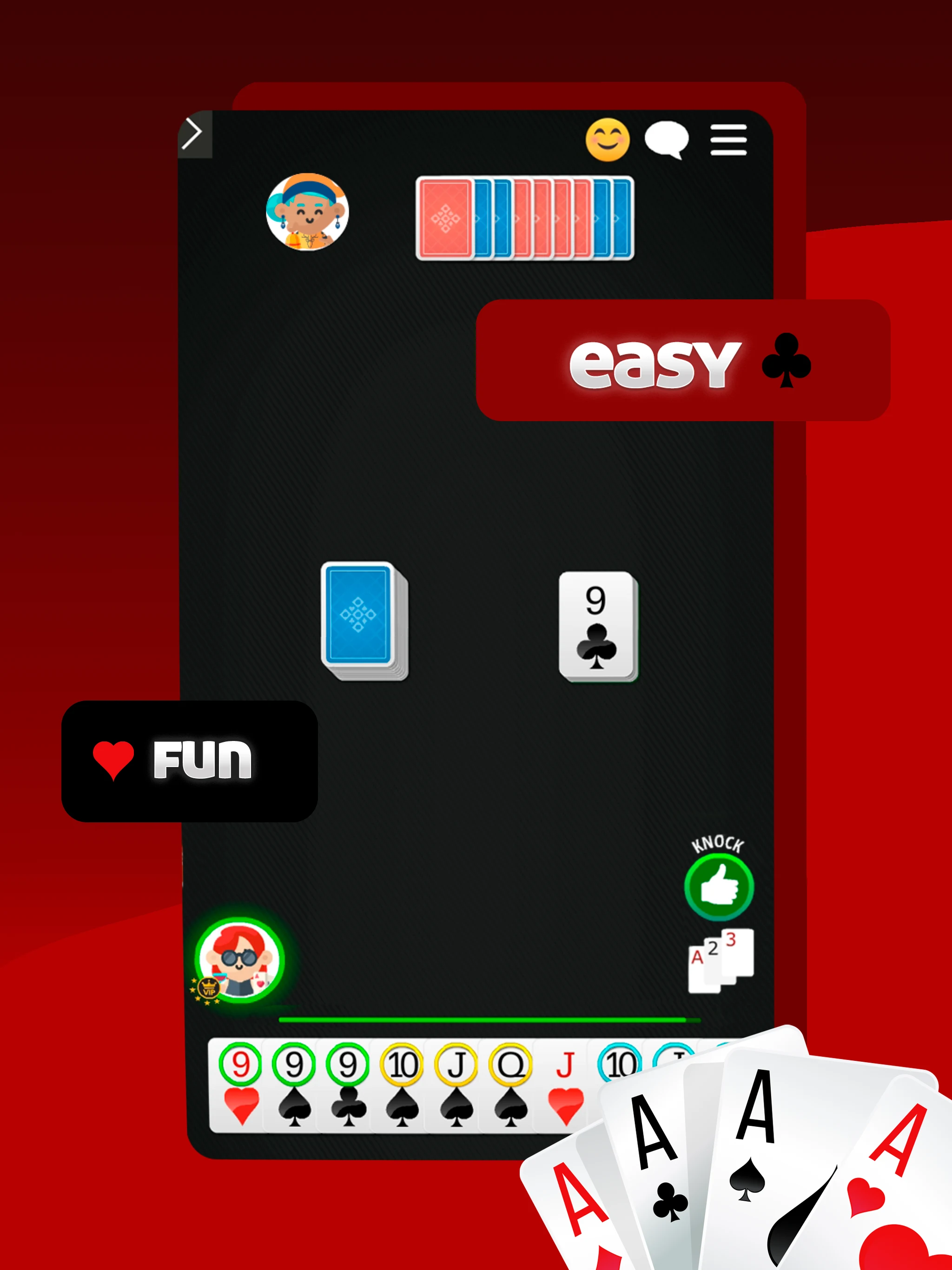 Straight Gin Rummy Online screenshot